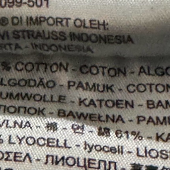 Levi’s 720 high waisted skinny crop jeggings jeans - Picture 6 of 6